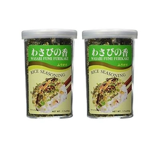 Jfc - Wasabi Fumi Furikake Rice Seasoning 1.7 Oz Pack Of 2 Jfc - Wasabi Fumi Furikake Rice Seasoning 1.7 Oz Pack Of 2