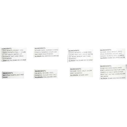 Rice Seasoning Furikake 8 Variety Furikake Set