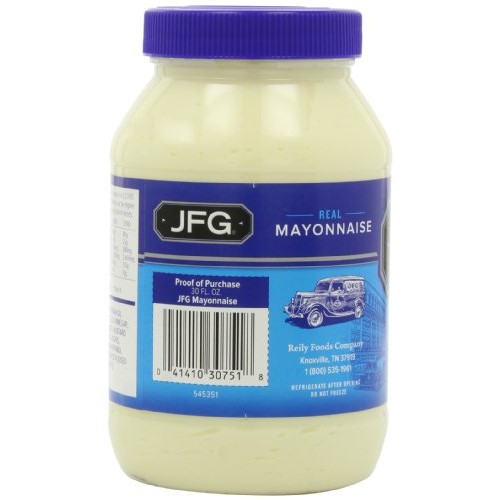 Jfg Real Mayonnaise 30 Oz. Jar Pack Of 4