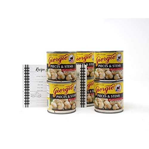 Giorgio Pieces And Stems Mushrooms, 4 Oz, 6 X 4 Oz Cans Of Giorg
