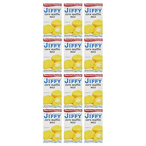Famous Jiffy Corn Muffin Cornbread Mix, 8.5 Oz, 12 Pk