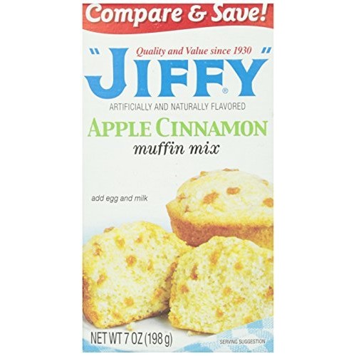 Jiffy Apple Cinnamon Muffin Mix Pack Of 6