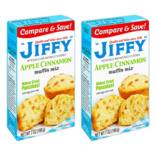 Jiffy Apple Cinnamon Muffin Mix Pack of 2