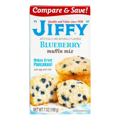 Jiffy Blueberry Muffin Mix, 7 Oz Pack Of 12