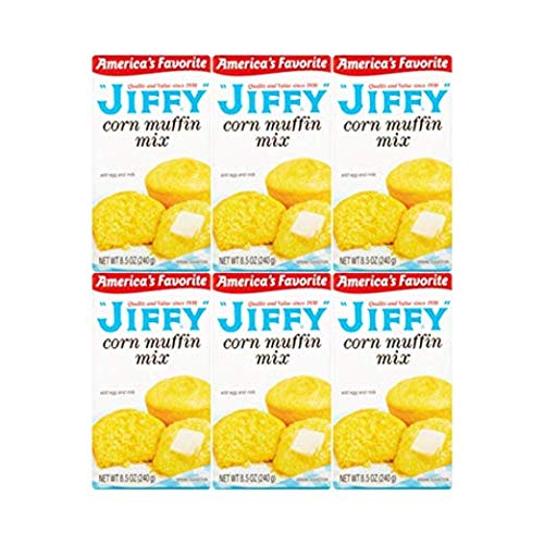 Jiffy Corn Muffin Mix, 8.5 Oz, 6 Boxes