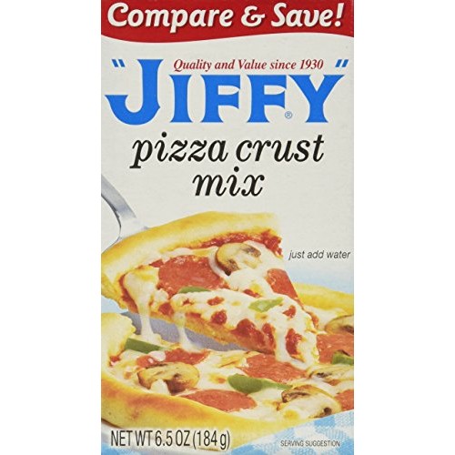 Jiffy Pizza Crust Mix, 6.5 Oz, 6 Pk