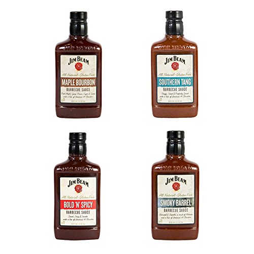 Jim Beam All Natural Bbq Sauce Variety Four Pack Includes: Bold