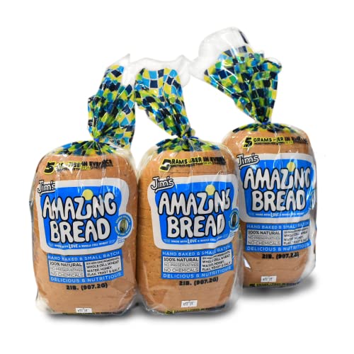 Jims Amazing Bread - / Sliced Whole Wheat Bread 2lb / Gluten In...