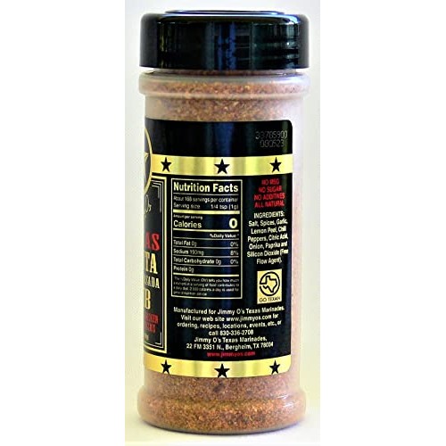Jimmy Os Texas Rub, Fajita & Carne Asada, 6 oz.