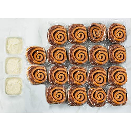 Cinnamon Rolls With Cream Cheese Icing 18 Pack