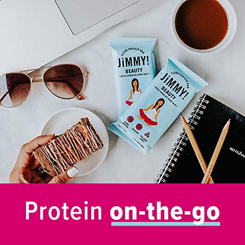 Jimmy! Beauty Bar, White Berry Bliss Flavor, 13G Protein With Co
