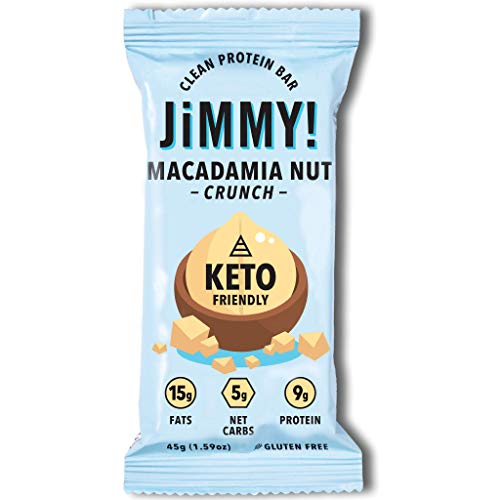 Jimmy! Keto Bar, Delicious Protein Snack For Keto Diet, High Fat