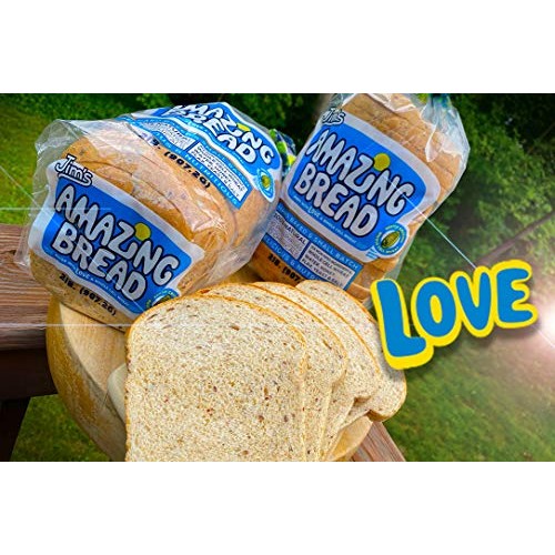 Jims Amazing Bread - Sliced Whole Wheat Bread 2Lb – 2 Loaves