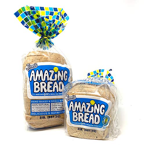 Jims Amazing Bread - Sliced Whole Wheat Bread 2Lb – 2 Loaves