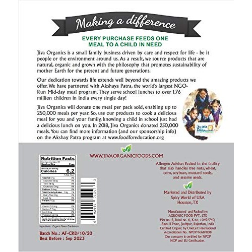 Jiva Organic Green Cardamom Pods Whole 3.5 Ounce - Non-Gmo, Prem