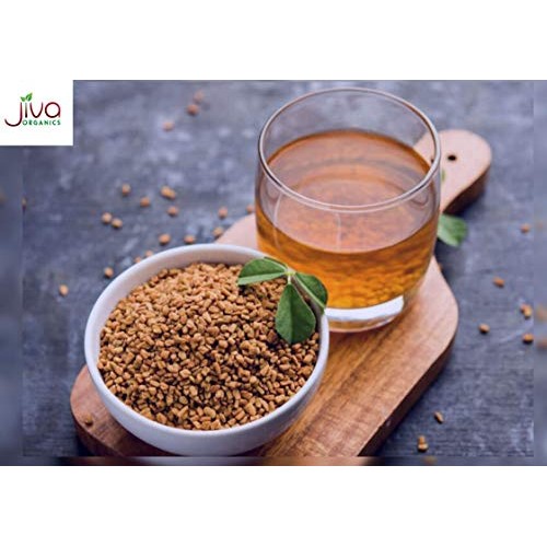 Jiva Organics Organic Fenugreek Seeds Whole 1 Pound Jar - Methi