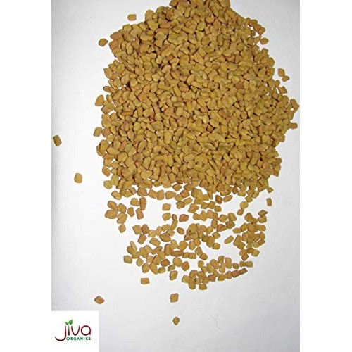 Jiva Organics Organic Fenugreek Seeds Whole 1 Pound Jar - Methi