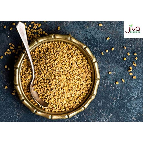 Jiva Organics Organic Fenugreek Seeds Whole 1 Pound Jar - Methi