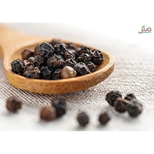 Jiva Organics Organic Whole Black Peppercorns 1 Pound - Pepper,