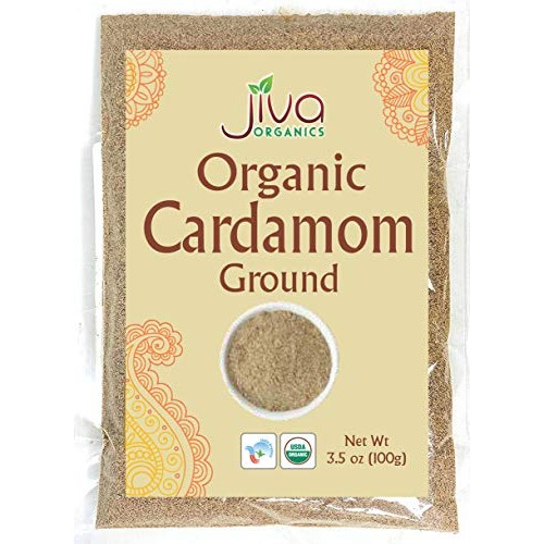 Organic Ground Cardamom Powder 3.5 Ounce Bag - Premium, Aromatic