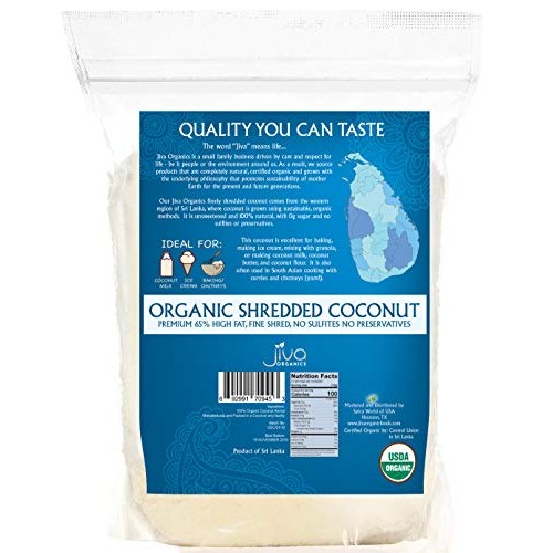 Organic Shredded Coconut Unsweetened 12Oz Pack Of 2 | Dessicat