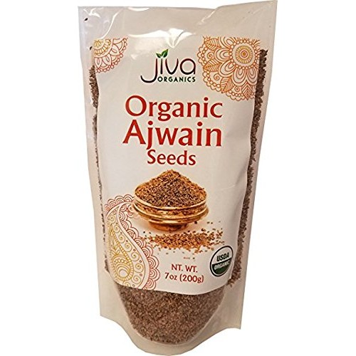 Jiva Usda Organic Ajwain Seeds 7Oz - Nearly Half A Pound 1 Bag