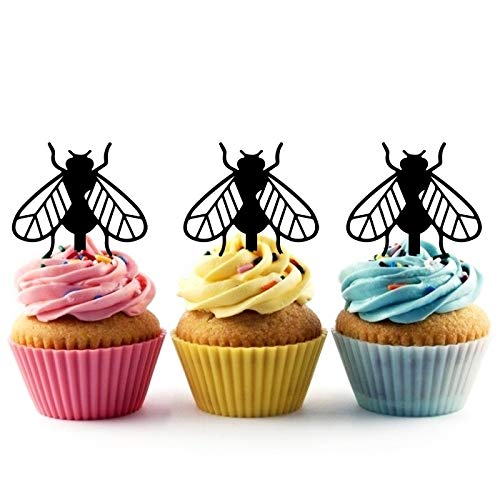 Ta0733 House Fly Insect Bug Silhouette Party Wedding Birthday Ac