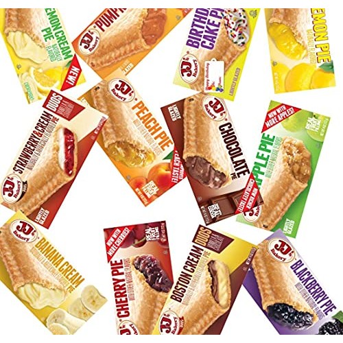 JJs Bakery Fruit Pie Variety Pack | 6 Flavors | 6 Pack