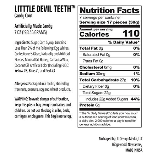 Little Devil Teeth Strawberry Flavored Candy Corn Funny Unique V...