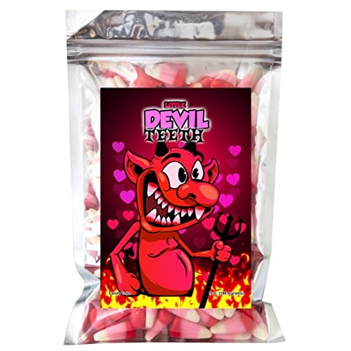 Little Devil Teeth Strawberry Flavored Candy Corn Funny Unique V...