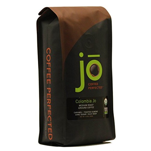 Colombia Jo: 12 Oz, Organic Ground Colombian Coffee, Medium Roas
