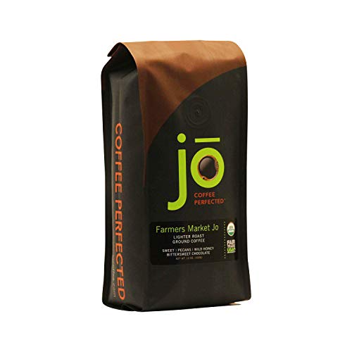 Farmers Market Jo | 12 Oz Organic Ground Coffee | Light Medium R