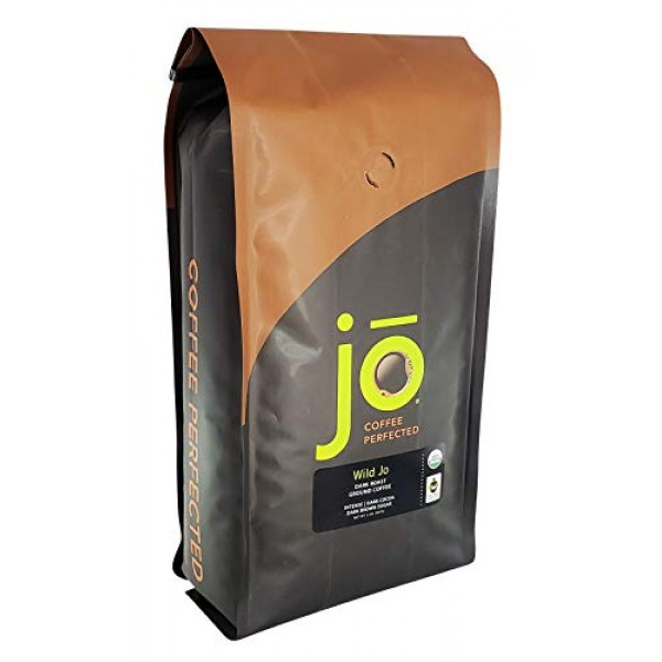 WILD JO: 2 lb, Dark French Roast Organic Ground Coffee, Bold Str...