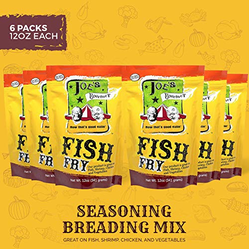 Joes Gourmet Fish Fry, Seafood Breading Mix, As Seen On Shark T