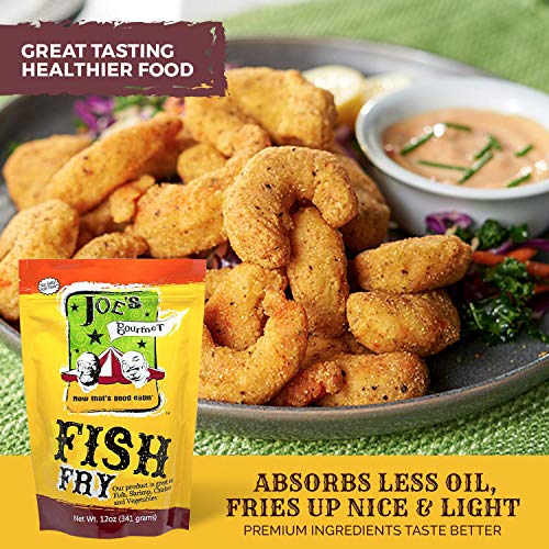 Joes Gourmet Fish Fry, Seafood Breading Mix, As Seen On Shark T