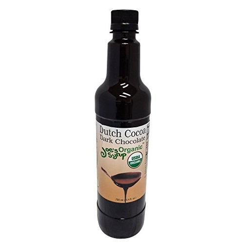 Joes Syrup Organic Flavored Syrup, Organic Dutch Cocoa Dark Cho