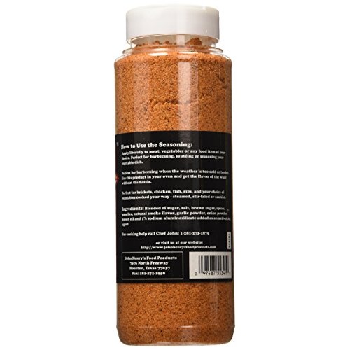 John Henrys Texas Size Pecan Rub Bbq Seasoning - 26 Ounce