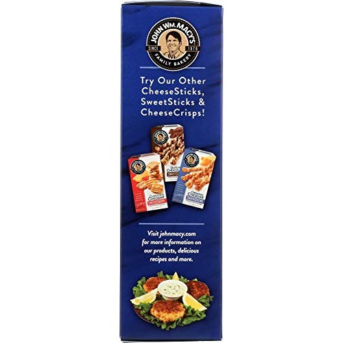 JOHN MACYS Asiago Cheddar Cheese Crisp, 4.5 OZ