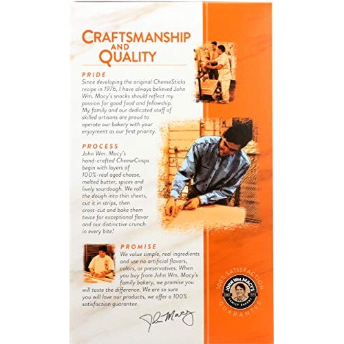 John Macys, Crisps Sesame Gruyere, 4.5 Ounce