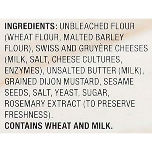 John Macys, Crisps Sesame Gruyere, 4.5 Ounce