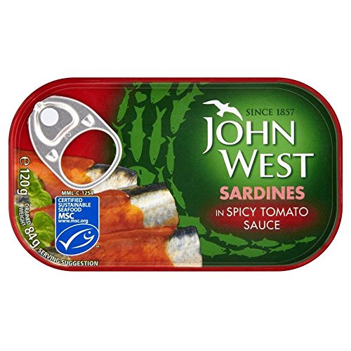 John West Sardines In Spicy Tomato Sauce 120G - Pack Of 6