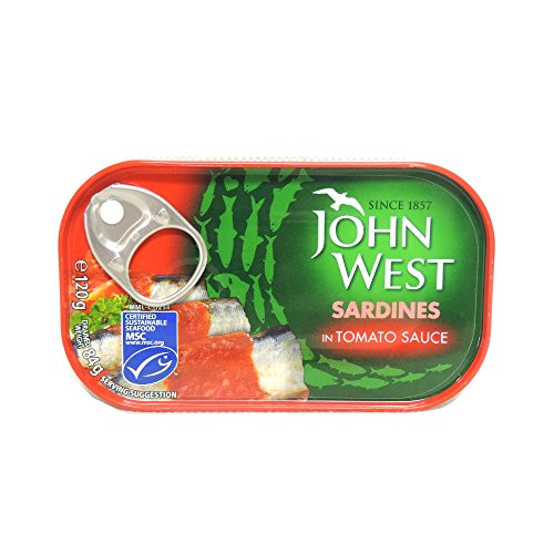 John West - Sardines In Tomato Sauce - 120G Case Of 12