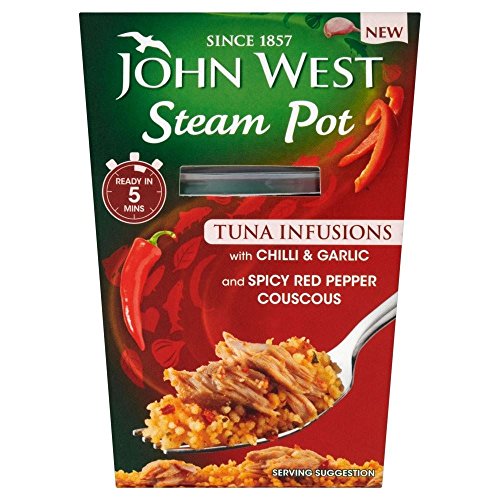 John West Steam Pot Tuna With Chilli &Amp; Garlic &Amp; Couscous 150G