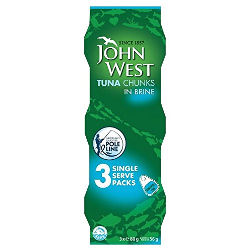 John West Tuna Chunks In Brine 3 X 80G
