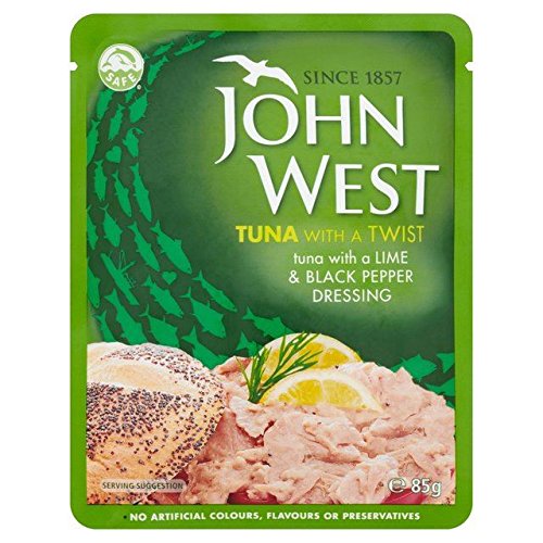 John West Tuna Lime &Amp; Pepper Pouch 85G - Pack Of 6