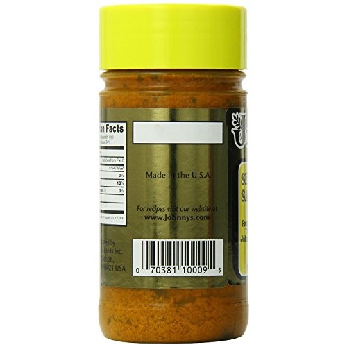 Johnnys Fine Food Seasoning Salt Bottle, 8.5 Ounce