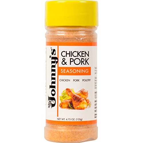 Johnnys Chicken And Pork Seasoning, 4.75 Ounce Pack Of 6