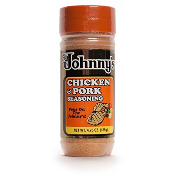 Johnnys Chicken And Pork Seasoning, 4.75 Ounce Pack Of 2
