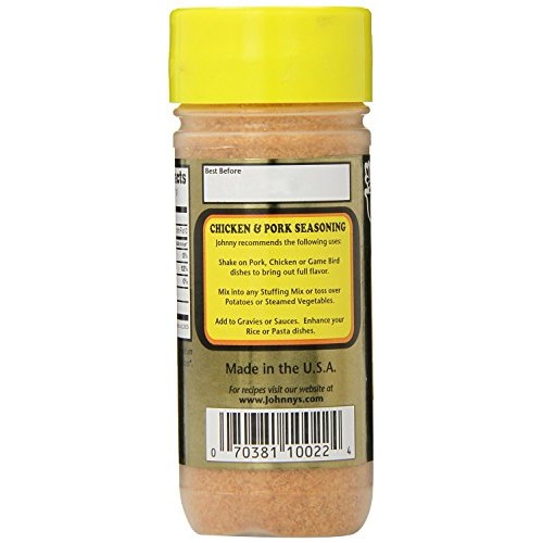 Johnnys Chicken And Pork Seasoning, 4.75 Ounce Pack Of 3