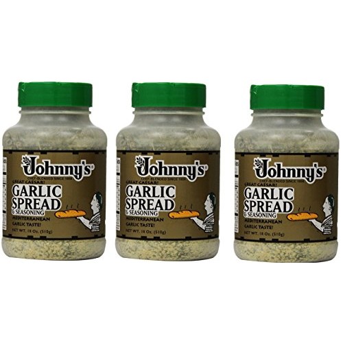 Johnnys Garlic Spread and Seasoning MaDOBD, 3Pack 18 Ounce